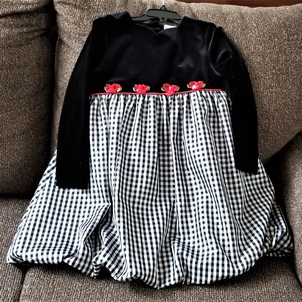 Youngland Holiday Dress Girls 5 Long Sleeve